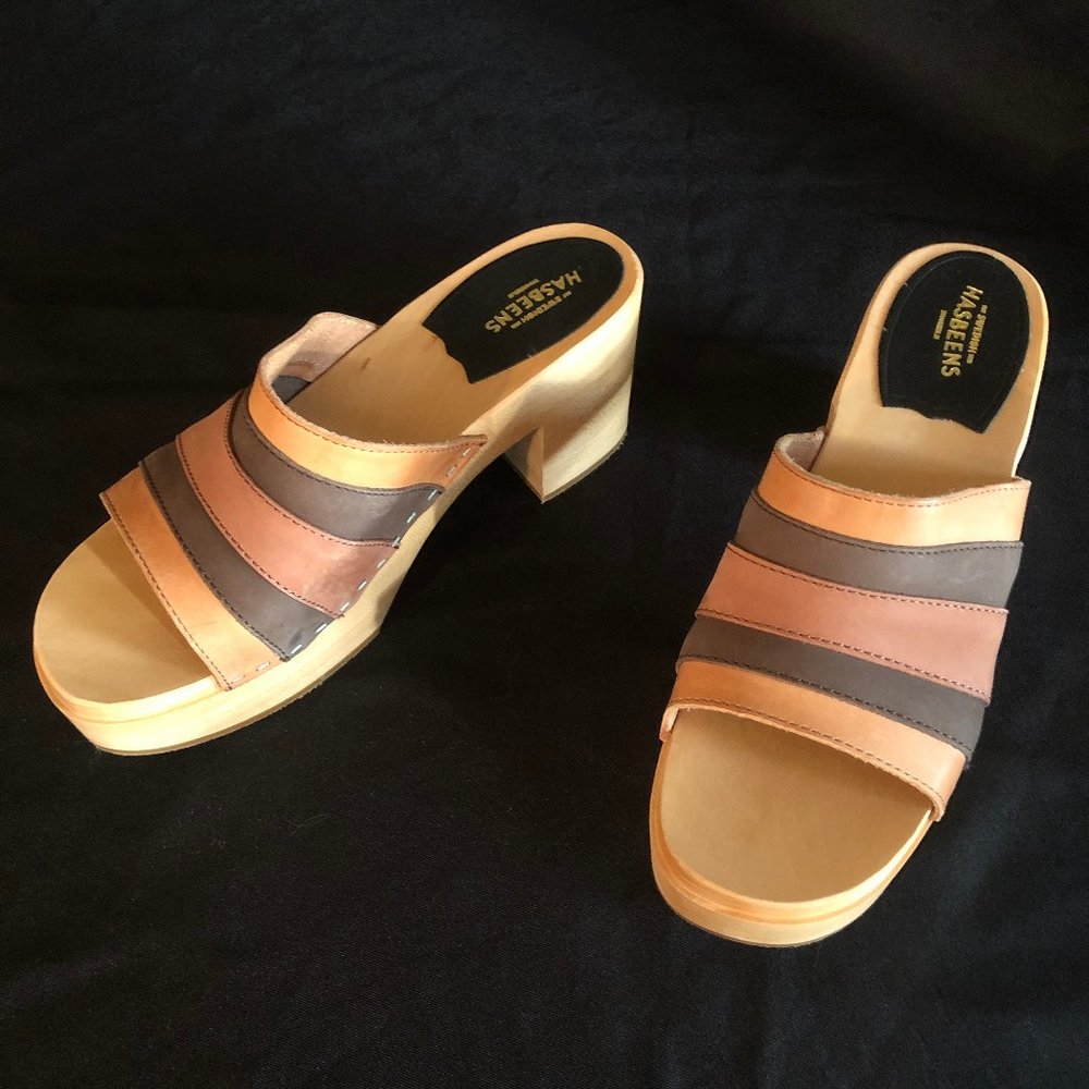 NWOB Swedish Hasbeens Anki Sandal Sz 39 - Picture 5 of 13